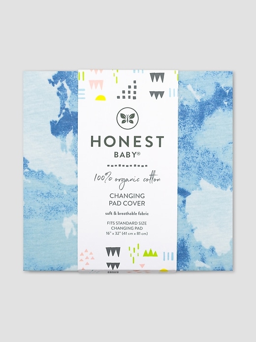 Image number 2 showing, Honest Baby Clothing Organic Cotton Changing Pad Cover