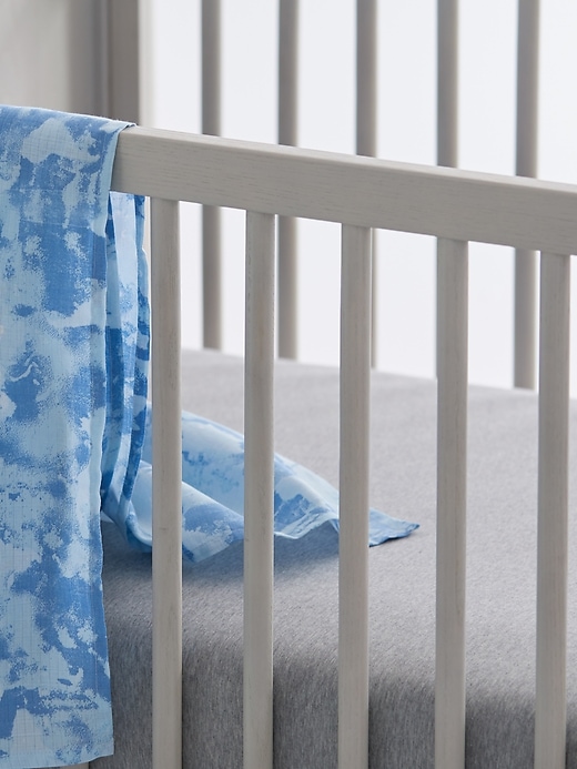 Image number 3 showing, Honest Baby Clothing Organic Cotton Fitted Crib Sheet