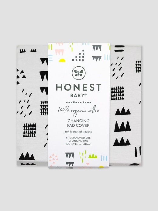 Image number 2 showing, Honest Baby Clothing Organic Cotton Changing Pad Cover