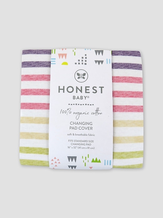 Image number 2 showing, Honest Baby Clothing Organic Cotton Changing Pad Cover