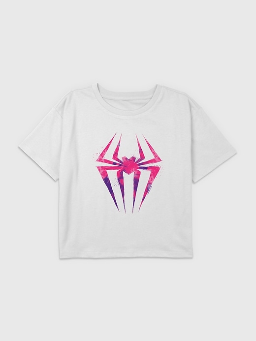 Image number 1 showing, Kids SpiderMan Spiderverse Boxy Crop Tee