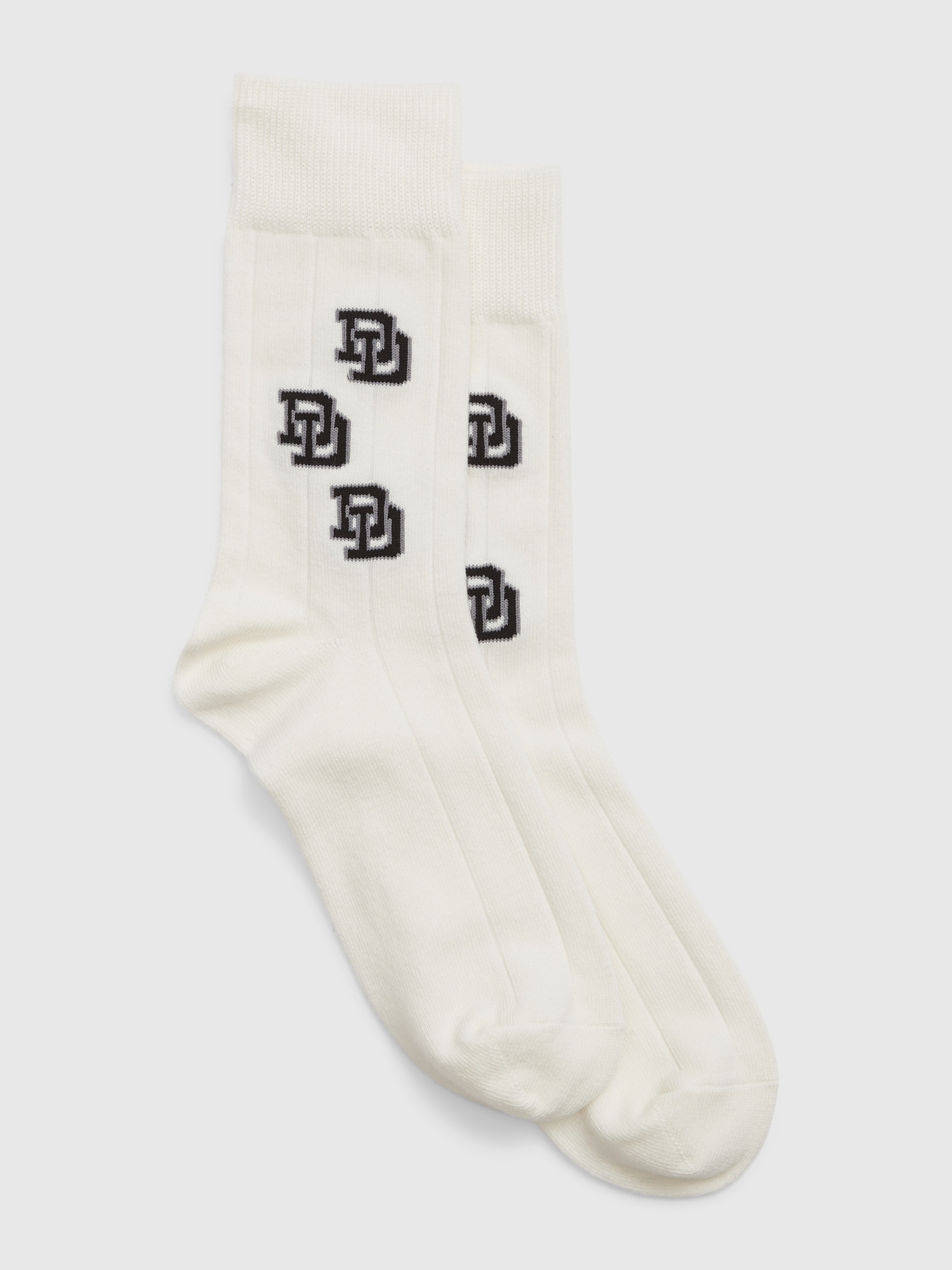 Gap Dap ×  Logo Crew Socks In Off White