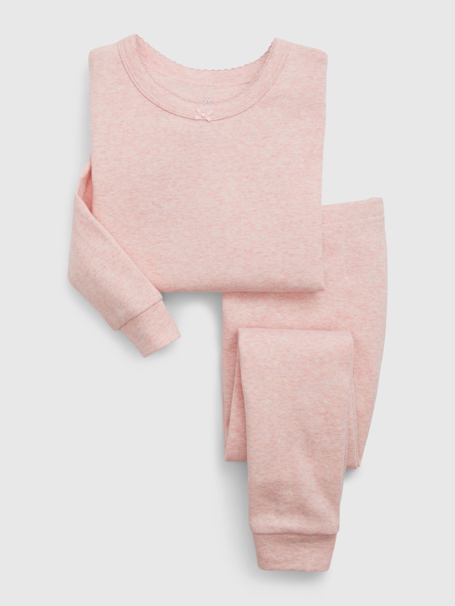Gap Baby Organic Cotton Pj Set In Pink