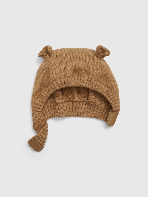View large product image 1 of 1. Toddler CashSoft Bear Hat
