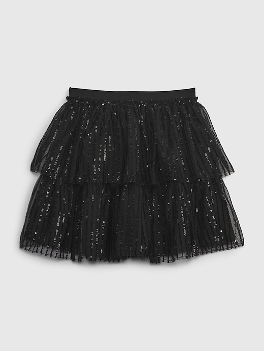 Image number 2 showing, Kids Sequin Tulle Skirt