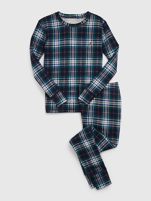 View large product image 1 of 1. Kids Plaid PJ Set