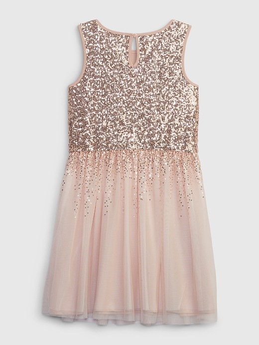 Image number 4 showing, Kids Tulle Sequin Dress