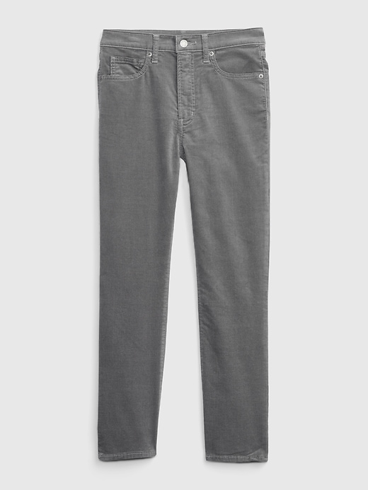 Image number 6 showing, High Rise Velvet Vintage Slim Pants