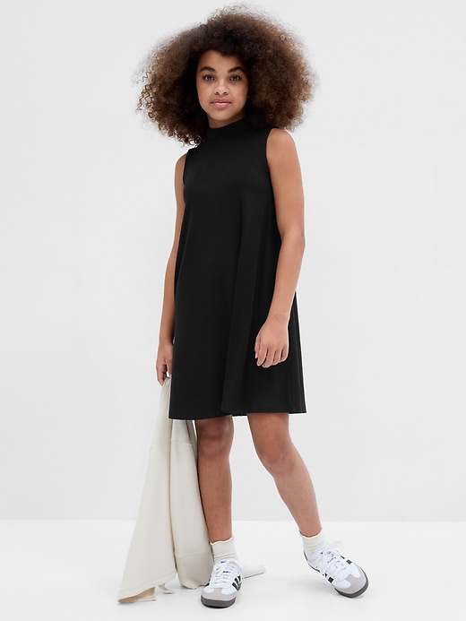 Image number 1 showing, Kids Mockneck Swing Dress