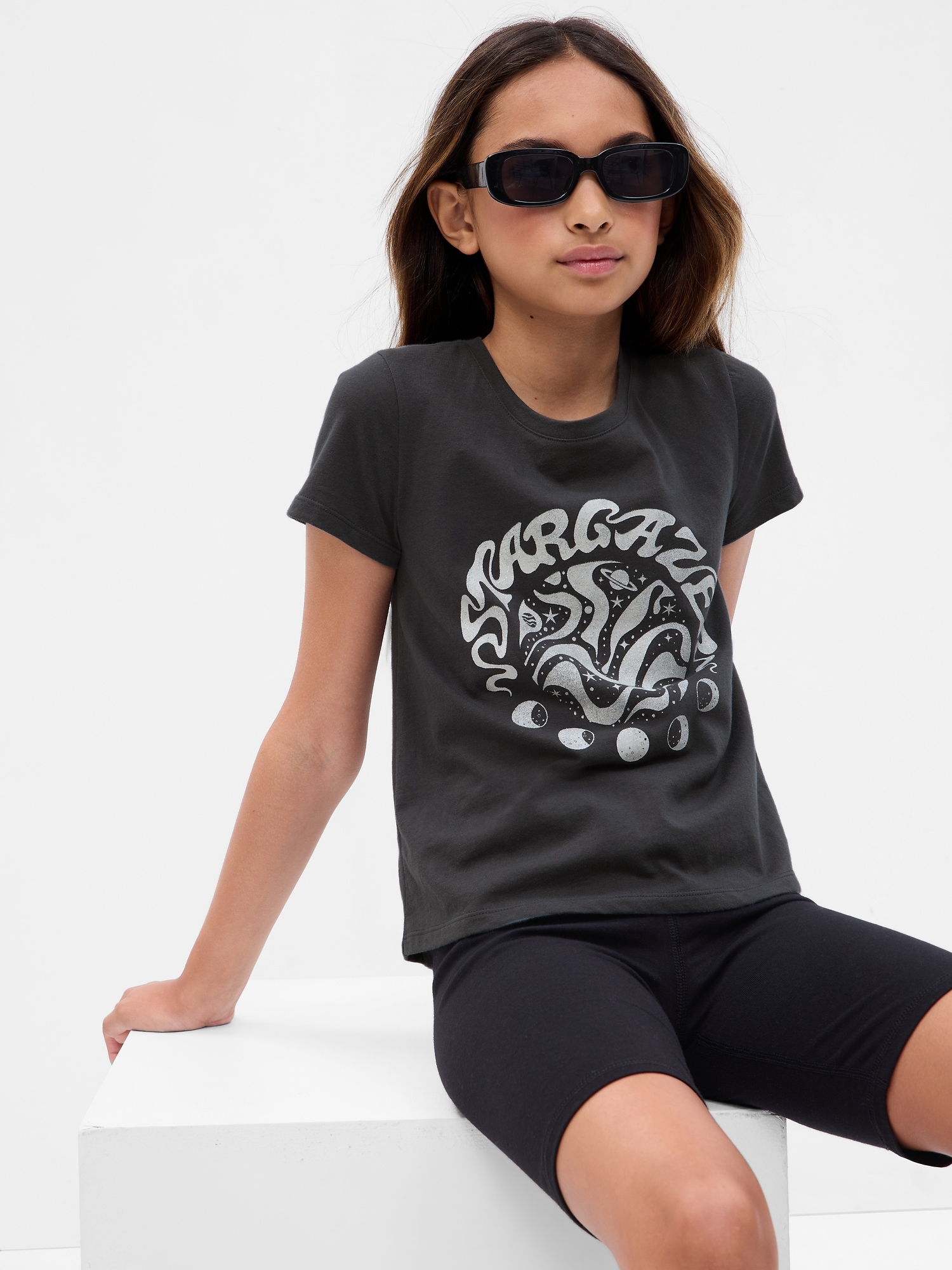 Kids Organic Cotton Graphic T Shirt Gap