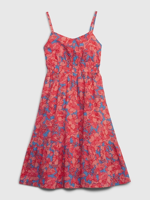 Image number 3 showing, Kids Linen-Cotton Floral Dress