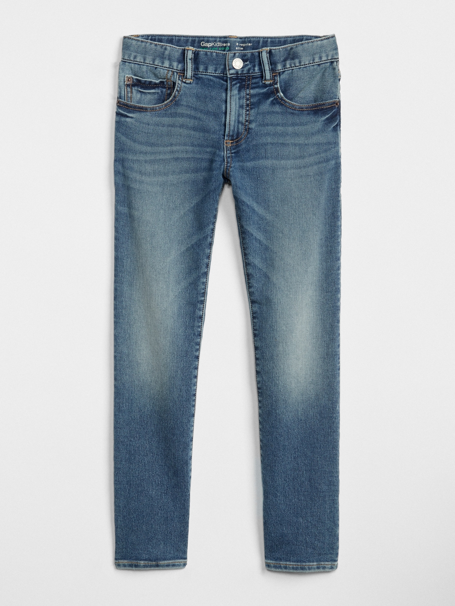 GAP 1969 Men's Denim Jeans Regular Fit, Straight Leg Pants with Washwell