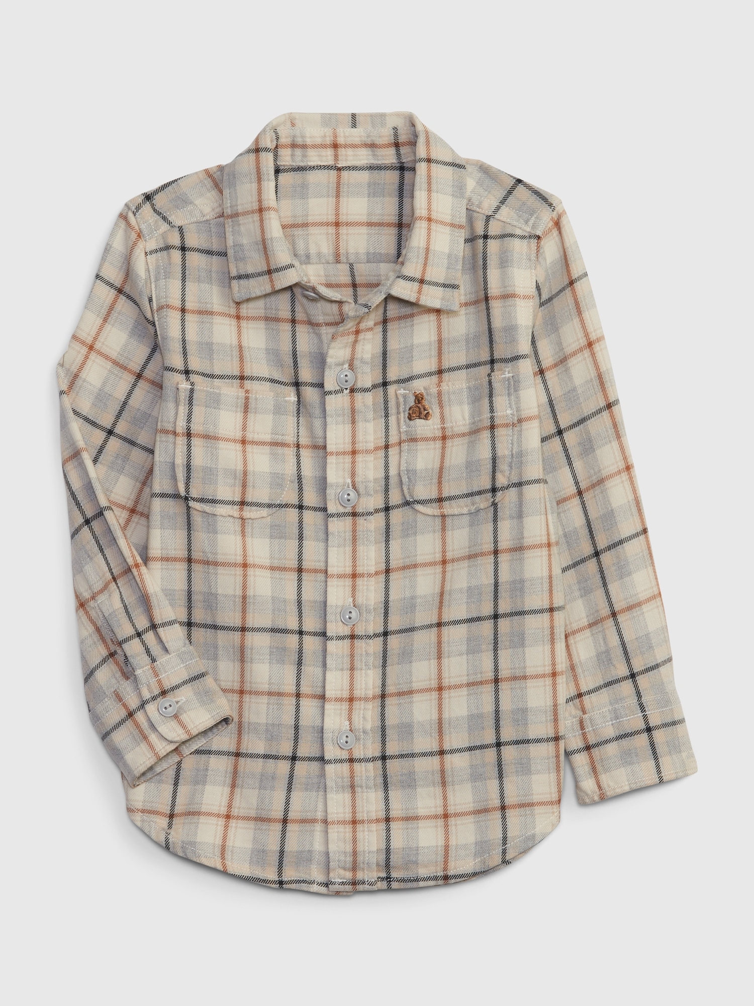Toddler Organic Cotton Flannel Shirt