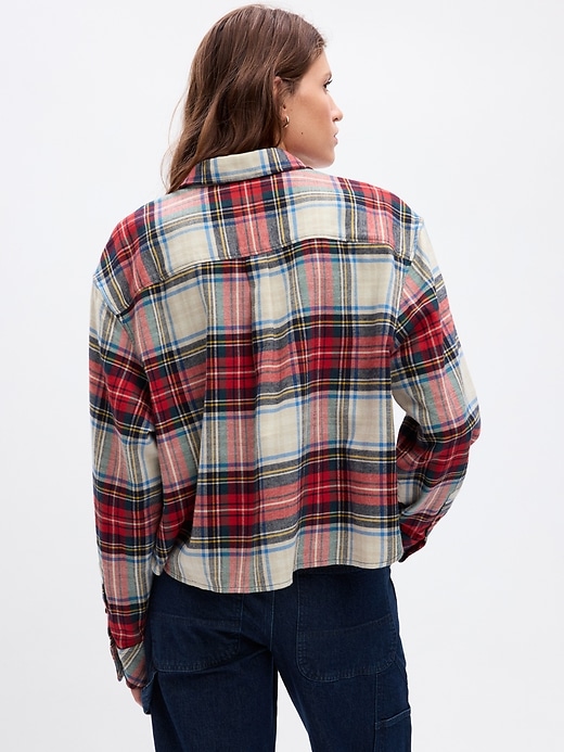 Image number 2 showing, Cropped Button-Front Shirt
