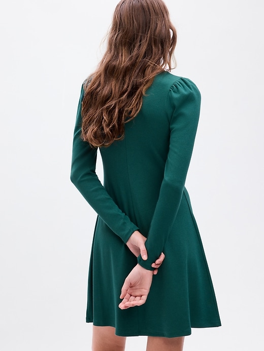 Image number 2 showing, Modern Puff Sleeve Mini Dress