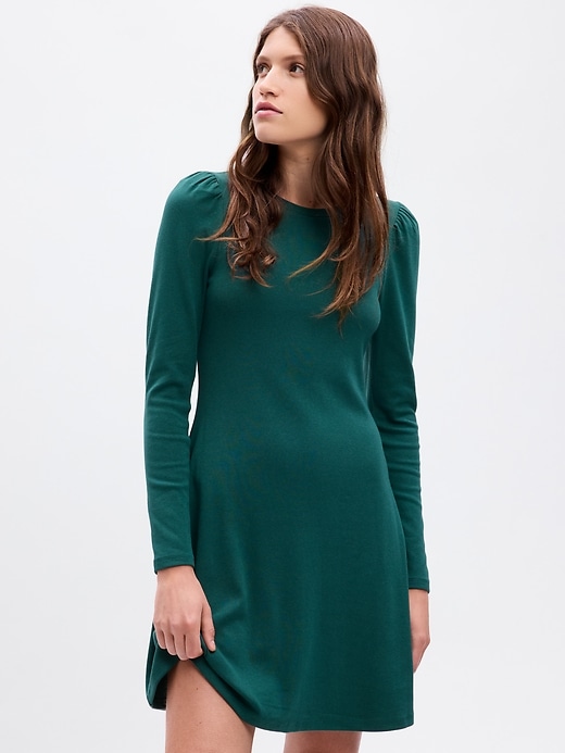Image number 1 showing, Modern Puff Sleeve Mini Dress