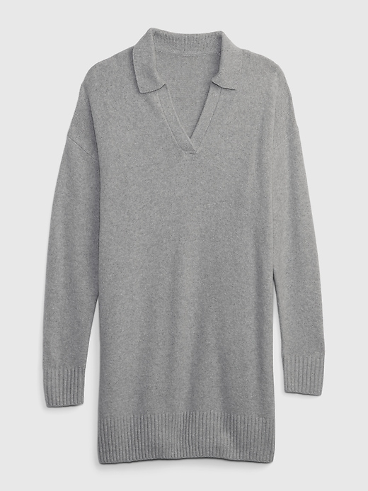 Image number 6 showing, CashSoft Polo Mini Sweater Dress