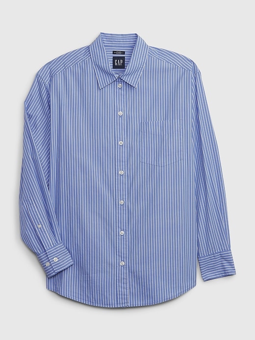 Image number 4 showing, Organic Cotton Poplin Big Shirt