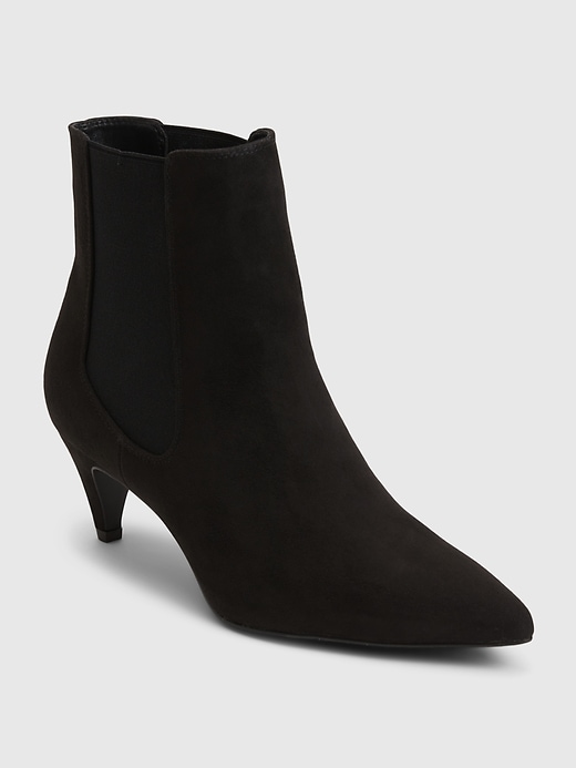 Image number 6 showing, Vegan Suede Pointy Boots