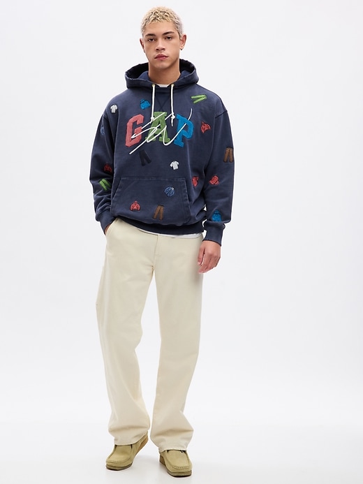 Gap Re-Issue × Sean Wotherspoon Embroidered Arch Logo Hoodie | Gap