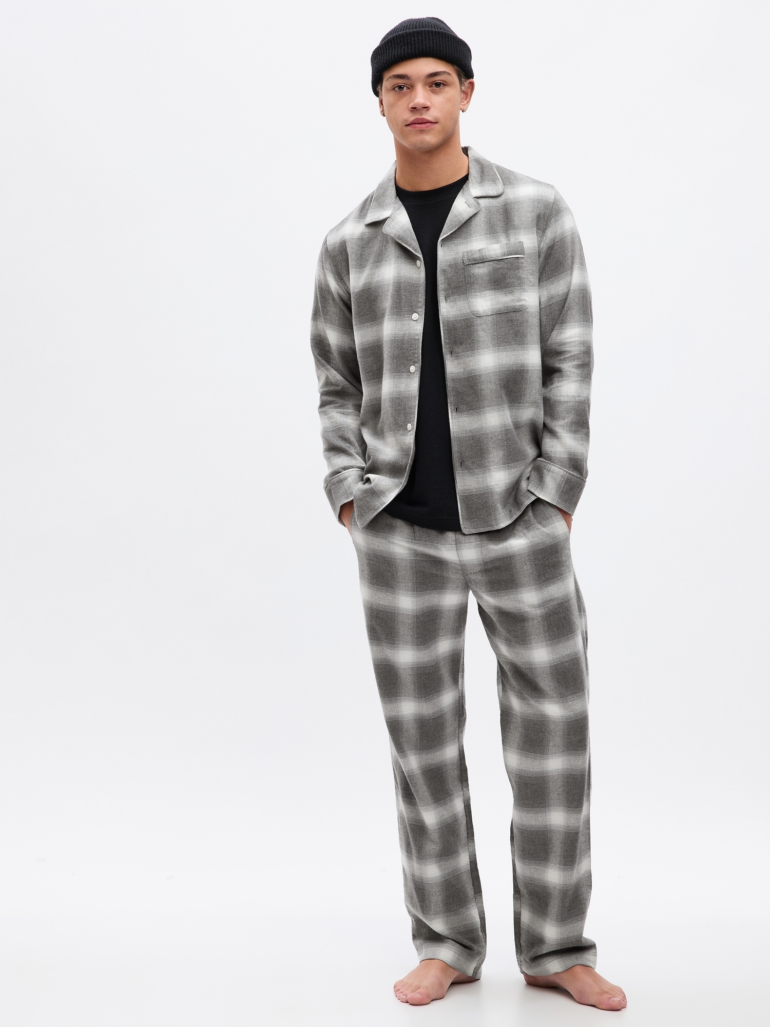 Buy Gap Flannel Check Family Christmas Pyjama Bottoms from the Gap
