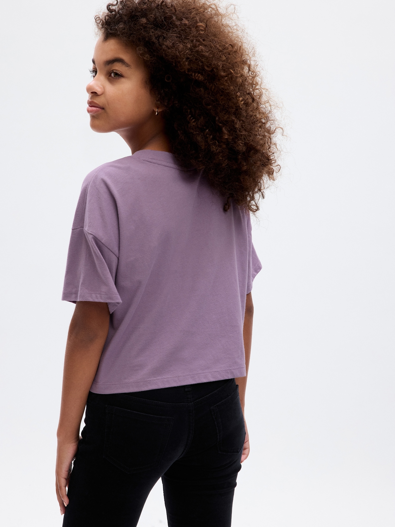 Plus Size Lilac Purple Oversized T-Shirt