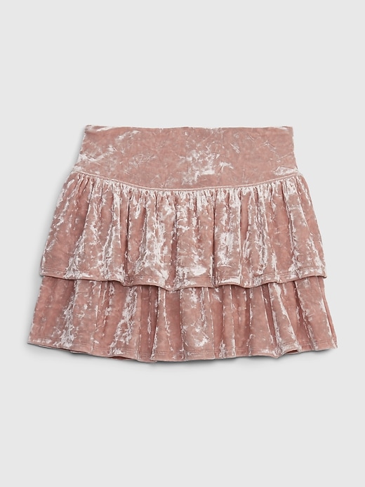 Velvet skirt gap sale