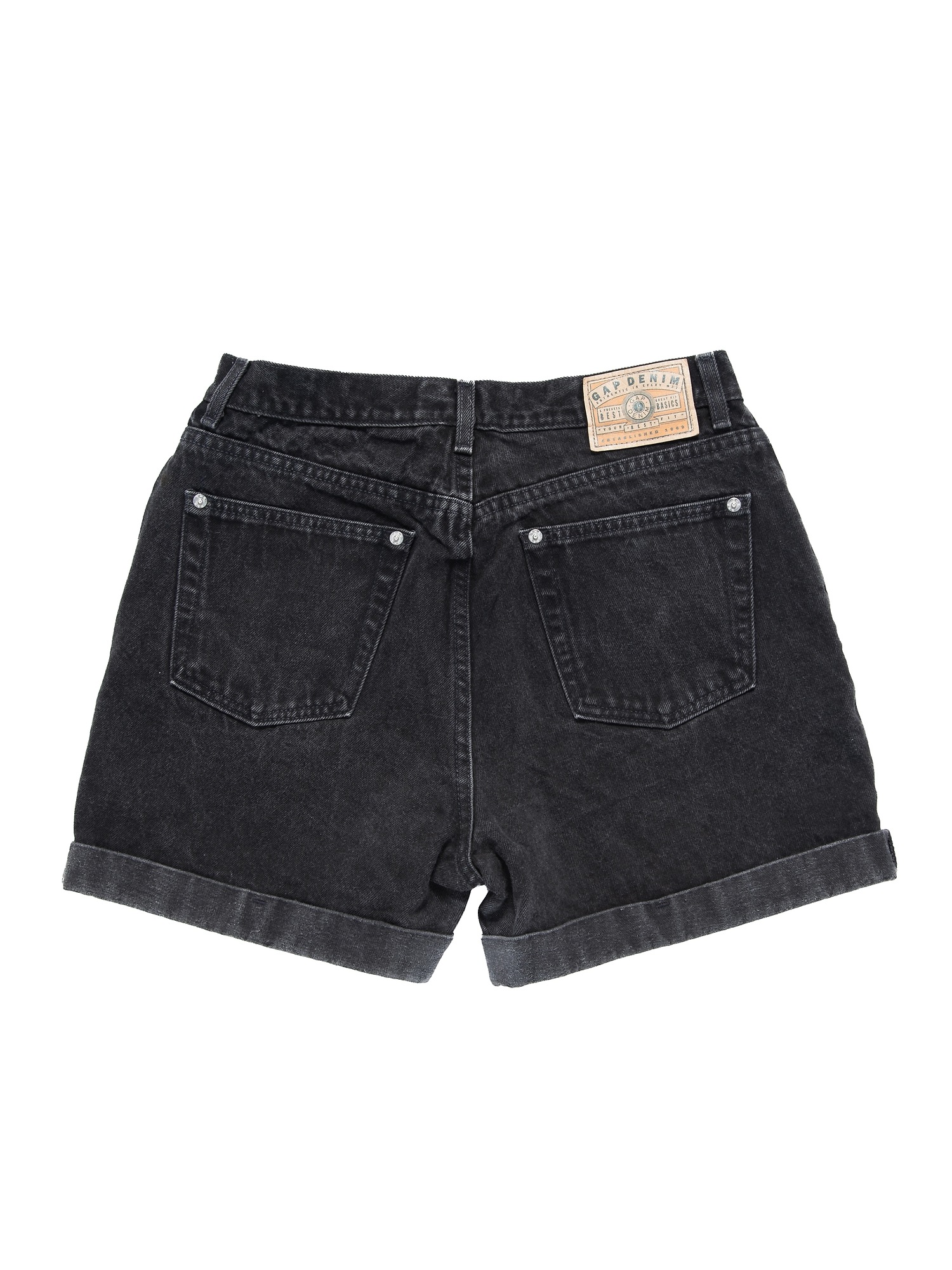 Gap black store denim shorts