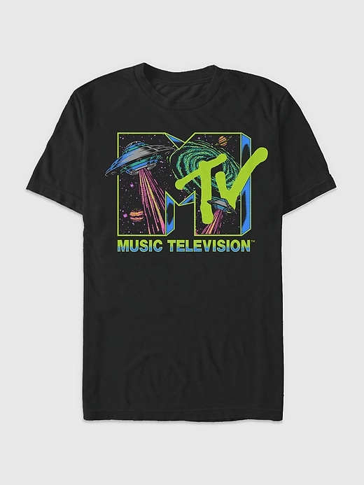 Image number 1 showing, MTV Space Logo Graphic Tee