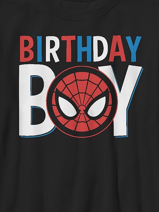Image number 2 showing, Kids Spiderman Birthday Graphic Tee