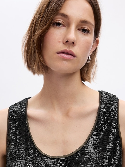 Image number 3 showing, Sequin Tank Top