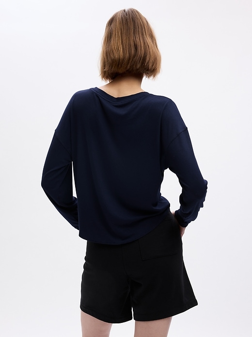 Image number 2 showing, Rib Henley T-Shirt