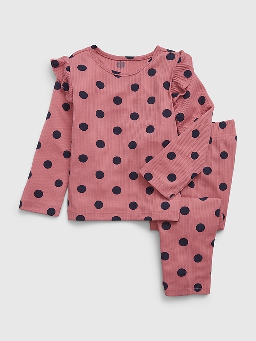Image number 3 showing, babyGap Recycled Pointelle PJ Set