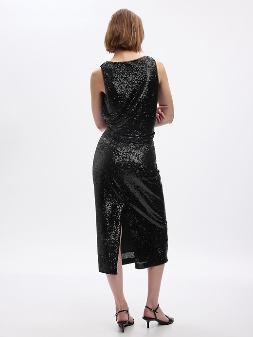 Image number 2 showing, Sequin Midi Pencil Skirt