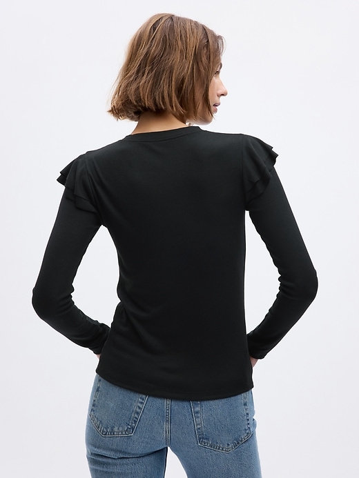 Image number 2 showing, Ruffle T-Shirt