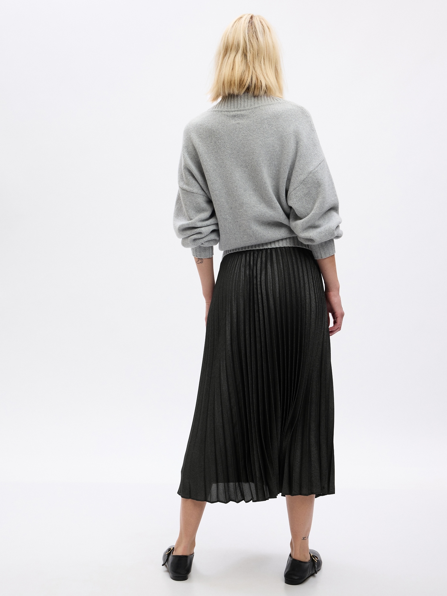 Gap black hotsell midi skirt