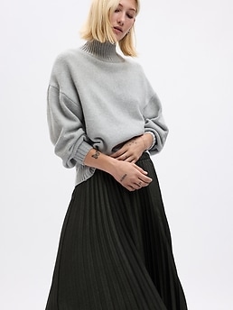 Gap pleated store midi skirt