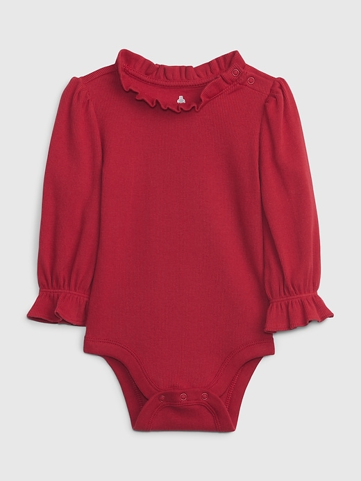 View large product image 1 of 1. babyGap Mix and Match Ruffle Bodysuit