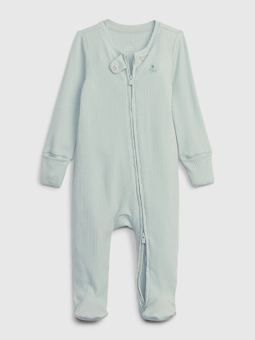 Image number 6 showing, Baby First Favorites TinyRib Footed One-Piece