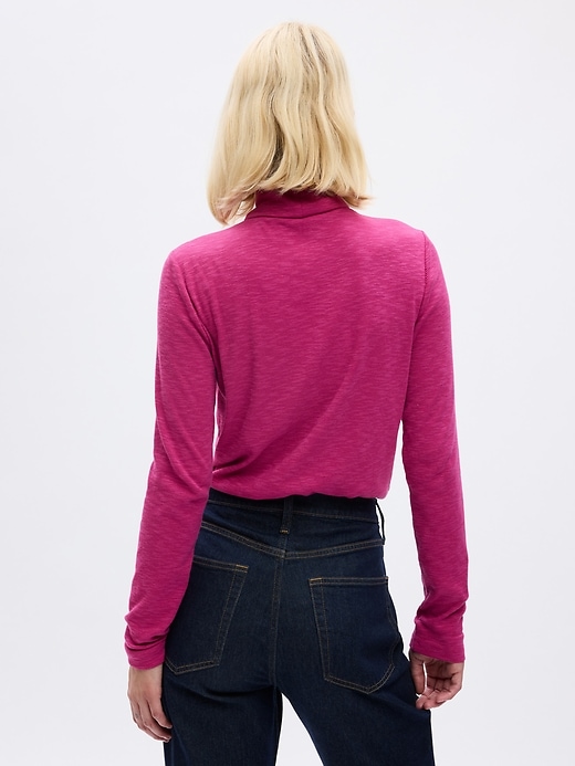 Image number 2 showing, Essential Rib Turtleneck T-Shirt