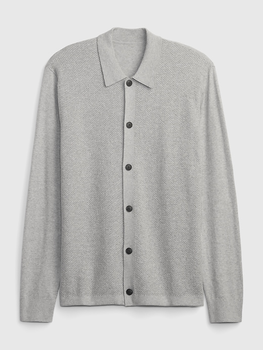 Image number 3 showing, Textured Sweater Cardigan