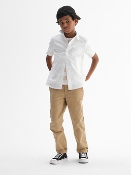 Gap boys uniform hot sale pants