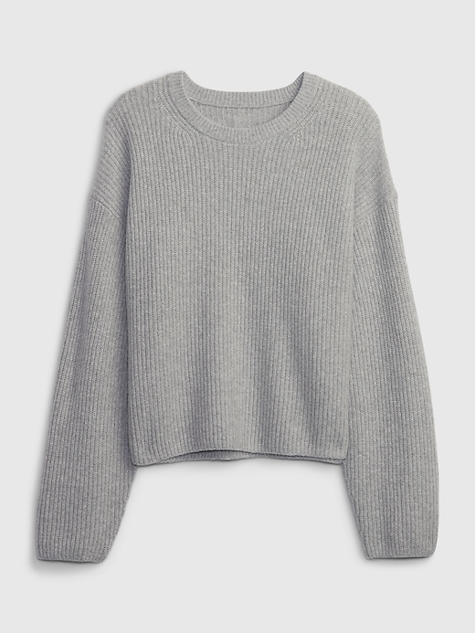 CashSoft Shaker-Stitch Relaxed Sweater | Gap