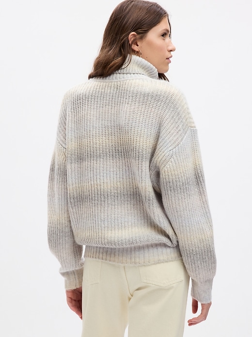 Image number 2 showing, Shaker-Stitch Turtleneck Sweater