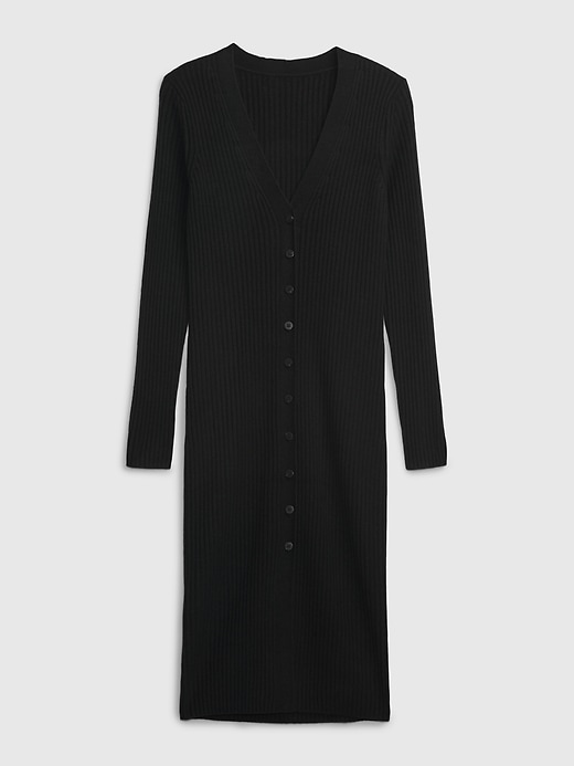 Image number 6 showing, CashSoft Rib Midi Sweater Dress