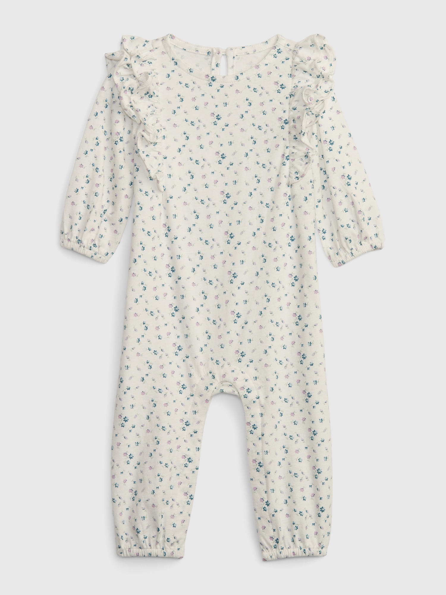 Gap Baby Footless One-piece In New Off White Floral