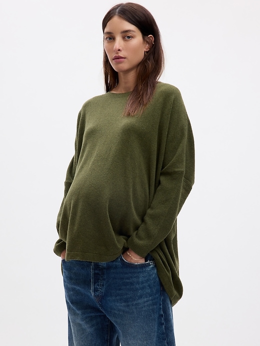 View large product image 1 of 1. Maternity Relaxed Sweater