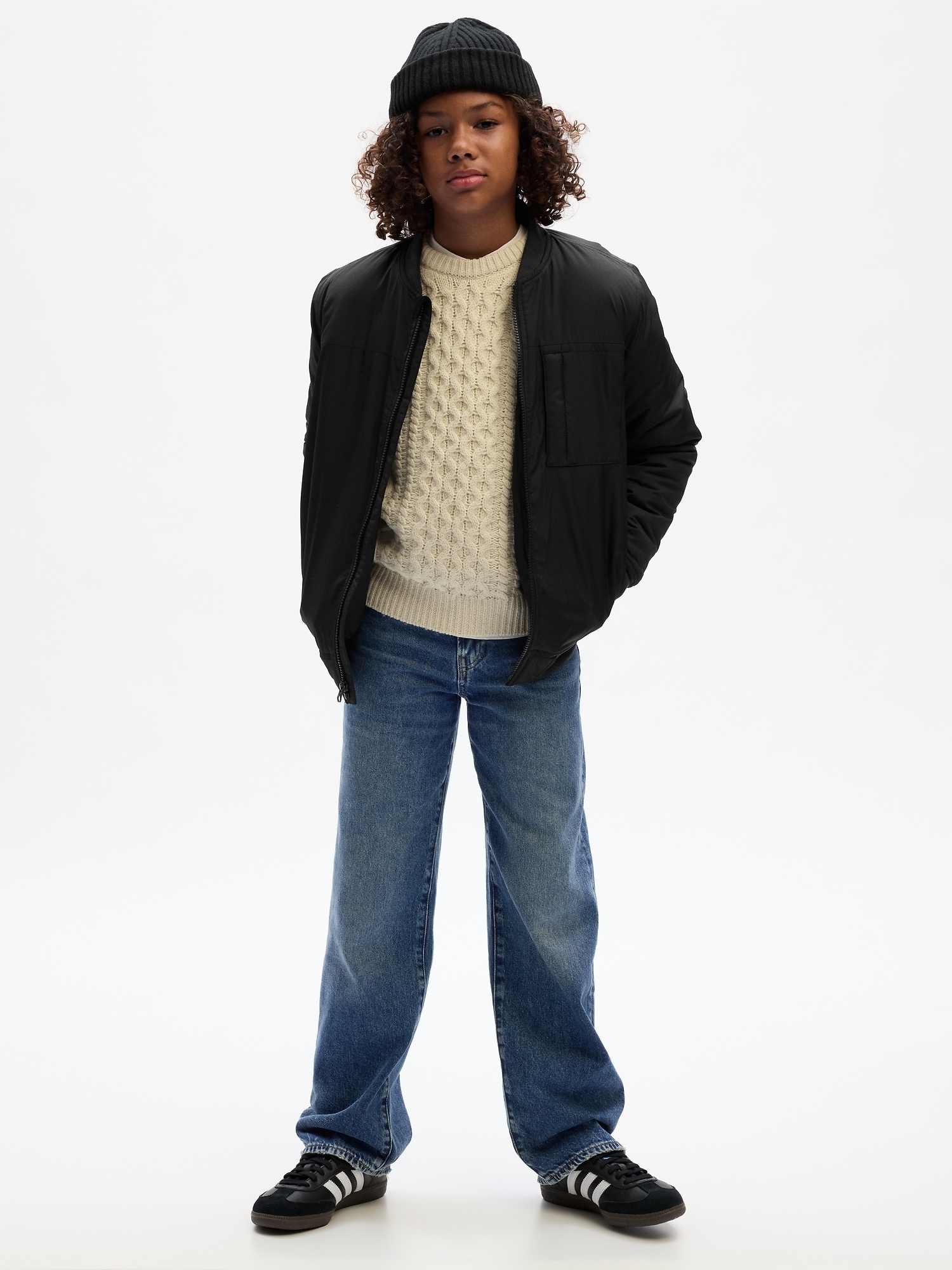 Kids Organic Cotton '90s Loose Jeans | Gap