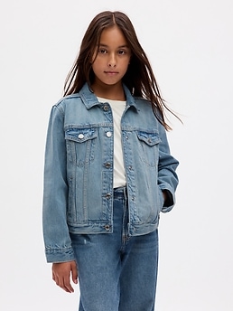 Gap girls deals jean jacket