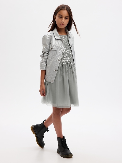 Kids Tulle Sequin Dress | Gap